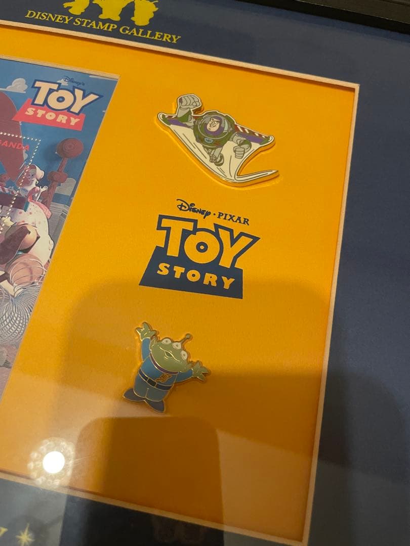 【使用品】トイストーリー　ピンバッジ ディズニースタンプギャラリー