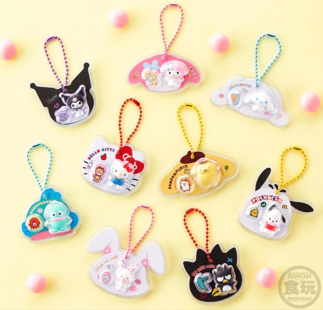 サンリオキャラクターズ パッケージチャーム&チョコボーロ コンプセット