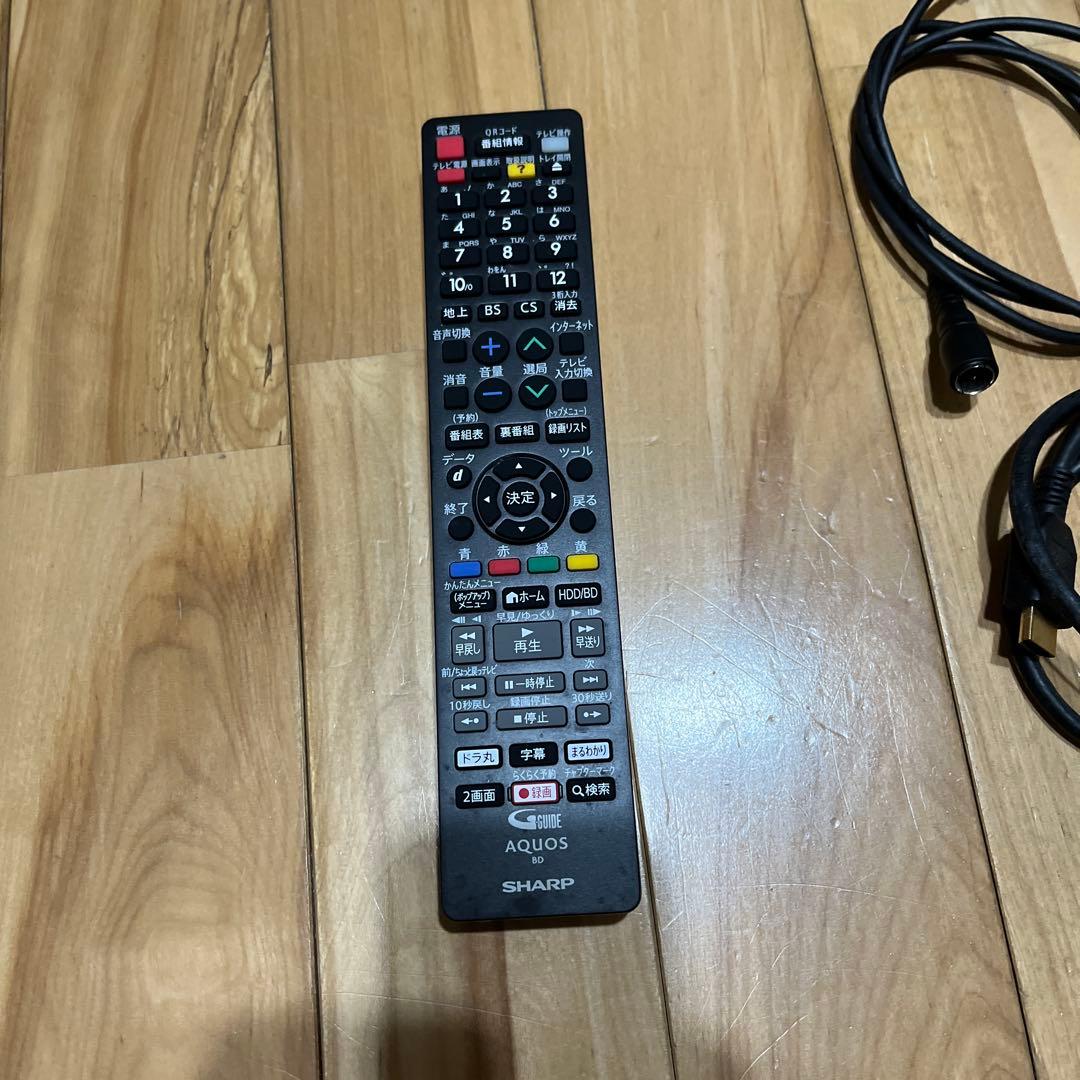 SHARP AQUOS ブルーレイレコーダー 本体