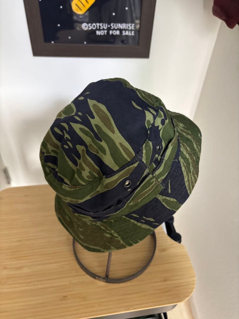 NAM戦　ARVN 実物生地使用　タイガーストライプ　ブーニーハット