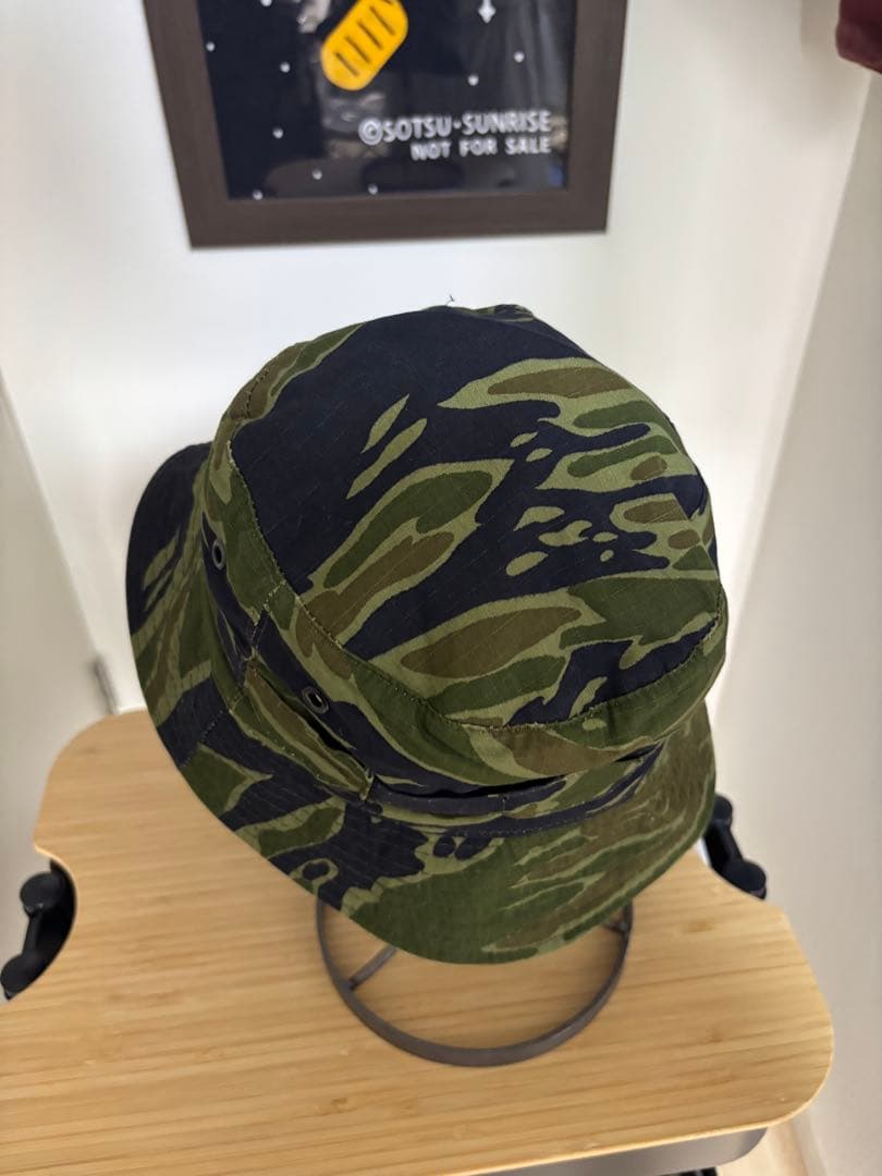 NAM戦　ARVN 実物生地使用　タイガーストライプ　ブーニーハット