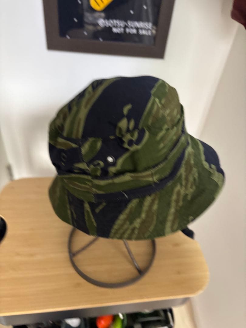 NAM戦　ARVN 実物生地使用　タイガーストライプ　ブーニーハット