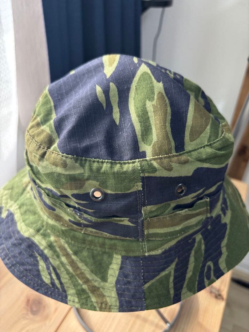 NAM戦　ARVN 実物生地使用　タイガーストライプ　ブーニーハット
