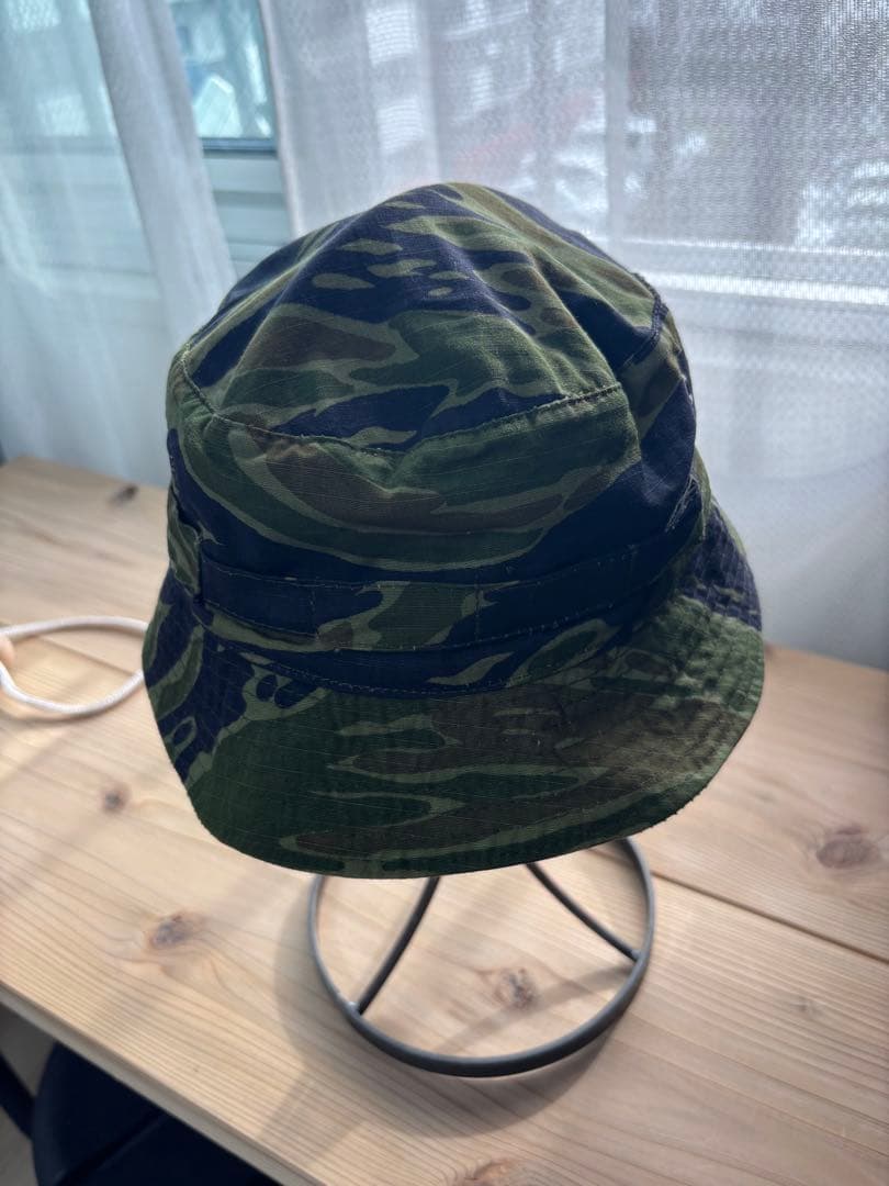NAM戦　ARVN 実物生地使用　タイガーストライプ　ブーニーハット
