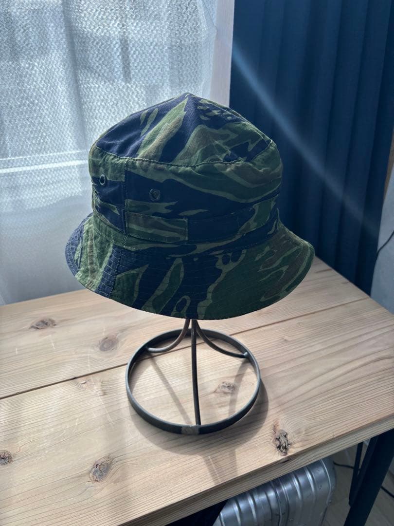 NAM戦　ARVN 実物生地使用　タイガーストライプ　ブーニーハット