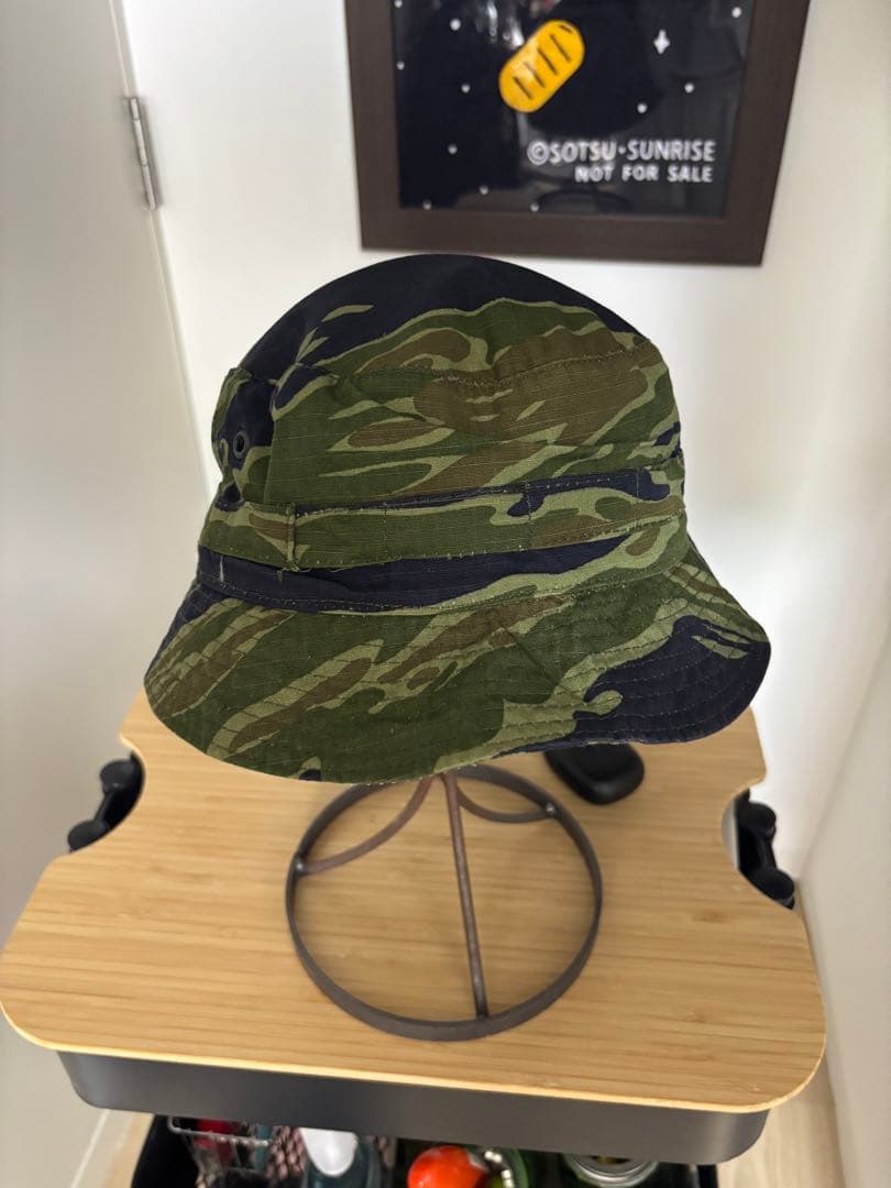 NAM戦　ARVN 実物生地使用　タイガーストライプ　ブーニーハット