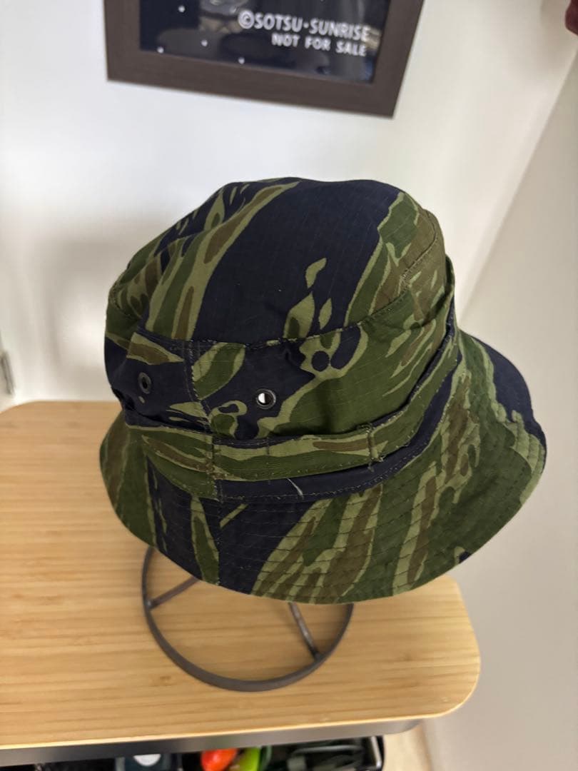 NAM戦　ARVN 実物生地使用　タイガーストライプ　ブーニーハット