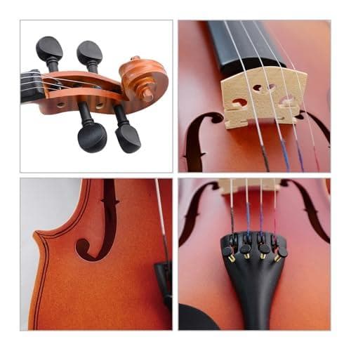 BQKOZFIN バイオリン 4/4 初心者用バイオリン ヴァイオリン 弓DXT