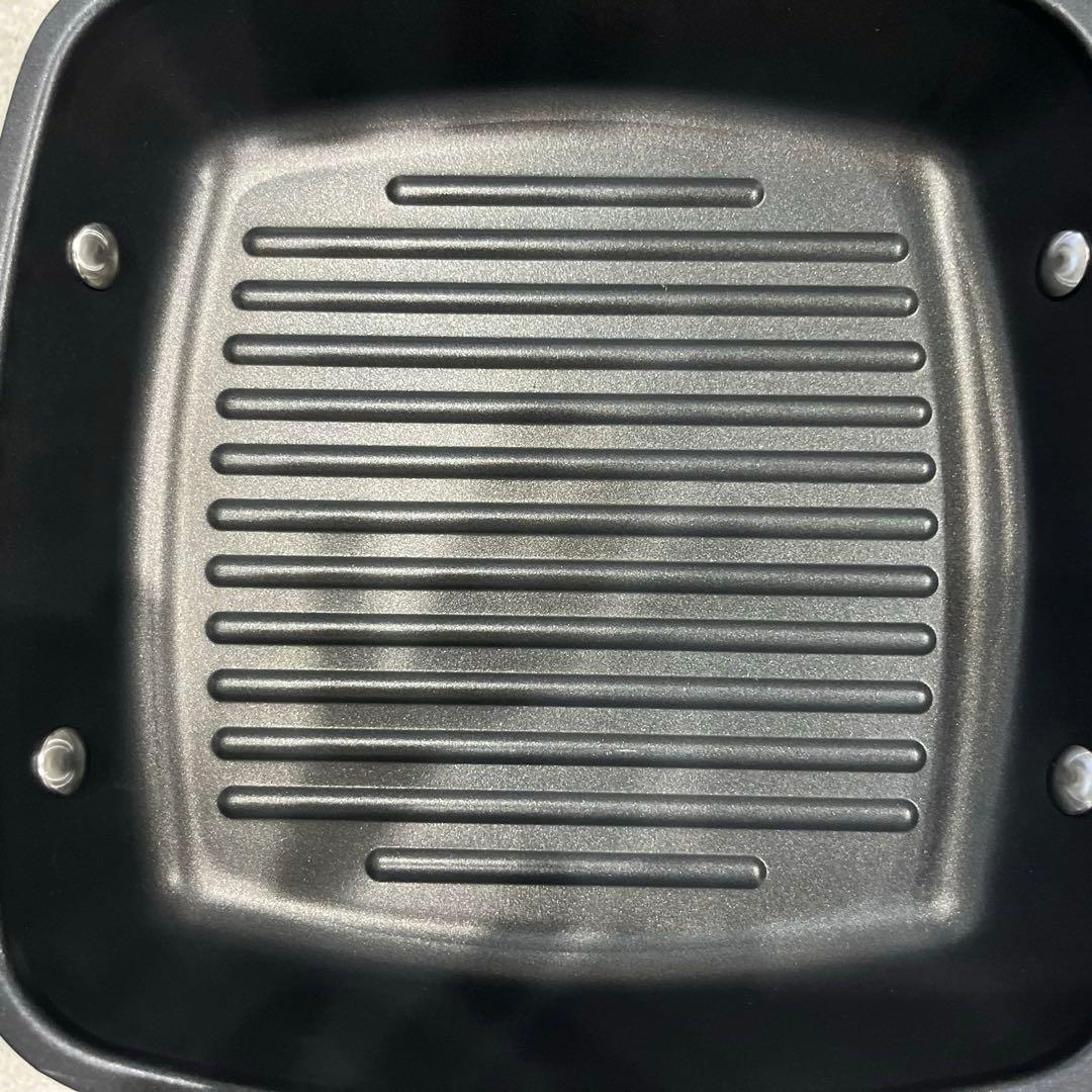 MEYER スクエアグリルパン ガラス蓋付き