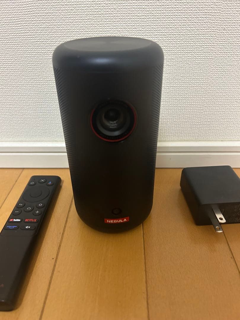 Nebula プロジェクターcapsule3 箱、リモコン、ケーブル、電池