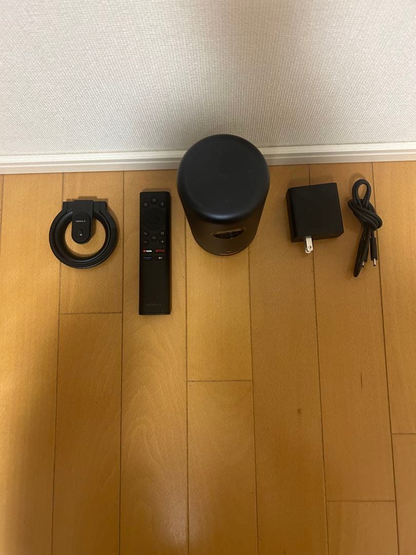 Nebula プロジェクターcapsule3 箱、リモコン、ケーブル、電池