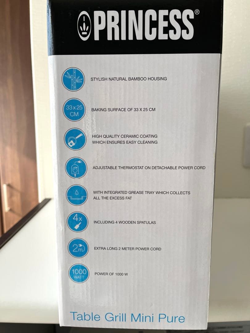 【新品未使用品】プリンセス テーブルグリル ミニピュア