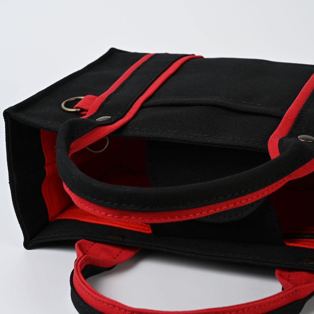 [ちぃたろう]8号/11号×倉敷帆布×8番糸 スクエアトートバッグL