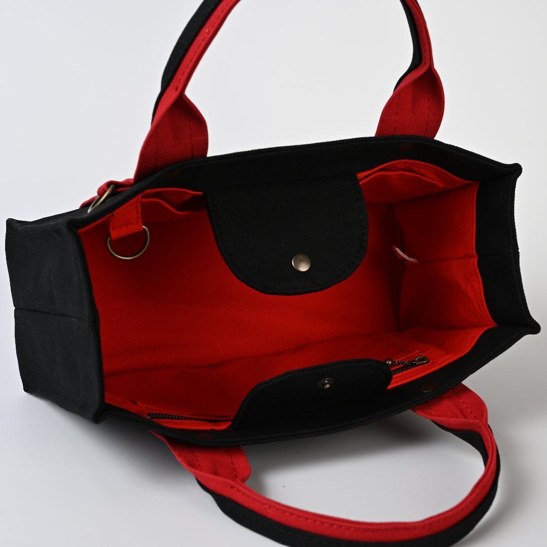 [ちぃたろう]8号/11号×倉敷帆布×8番糸 スクエアトートバッグL