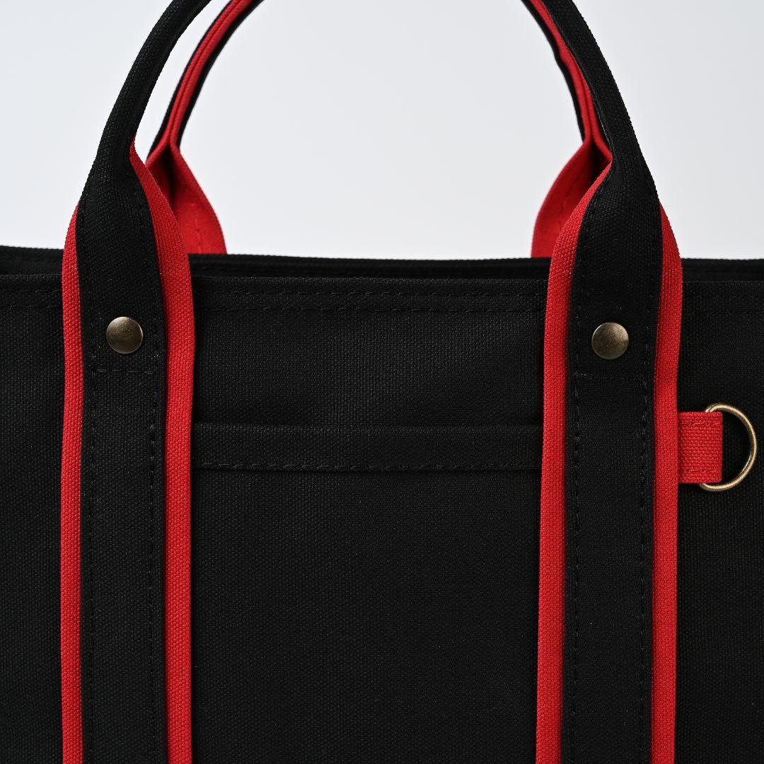 [ちぃたろう]8号/11号×倉敷帆布×8番糸 スクエアトートバッグL