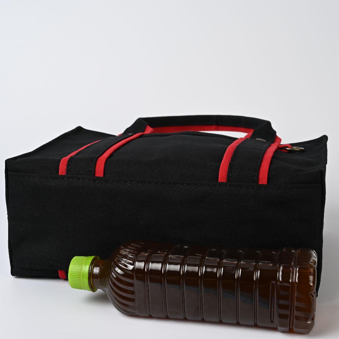 [ちぃたろう]8号/11号×倉敷帆布×8番糸 スクエアトートバッグL