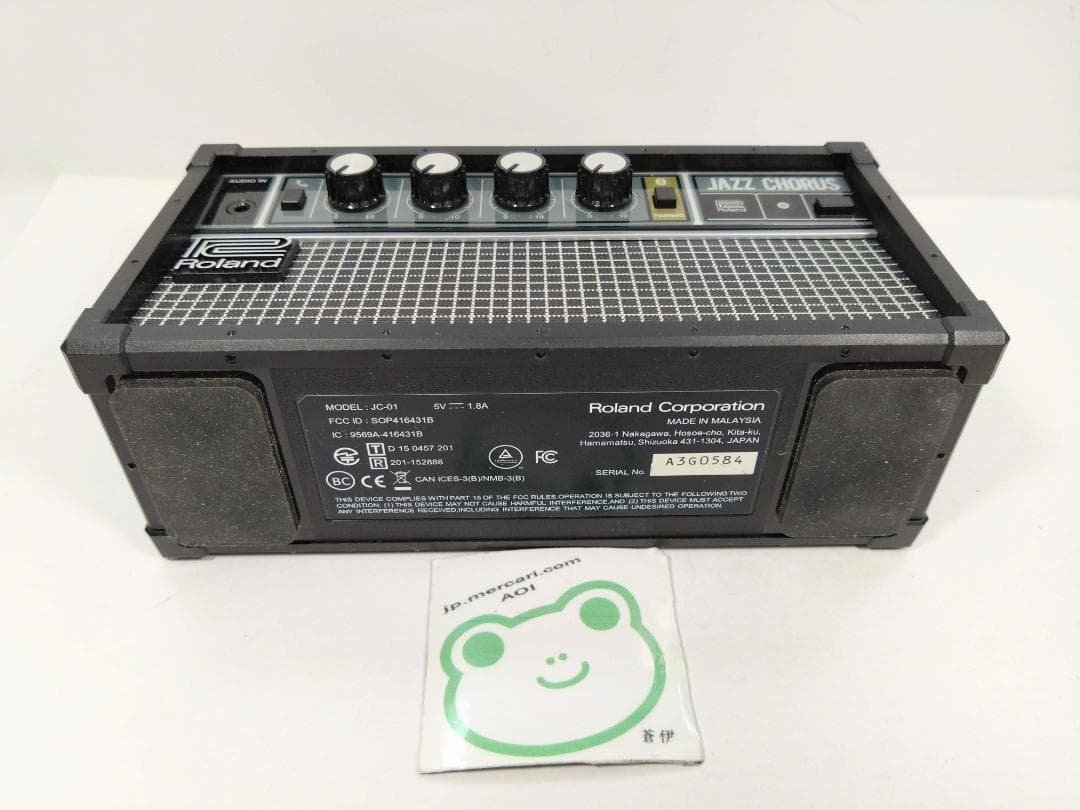 Roland JC-01 JAZZ CHORUS 本体のみ 通電のみ確認 現状品
