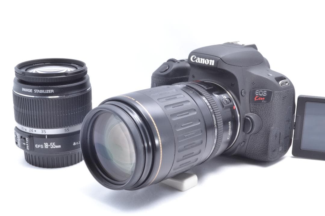 初期不良保証✿Canon KissX9i✿ダブルレンズセット✿キャノン✿一眼レフ