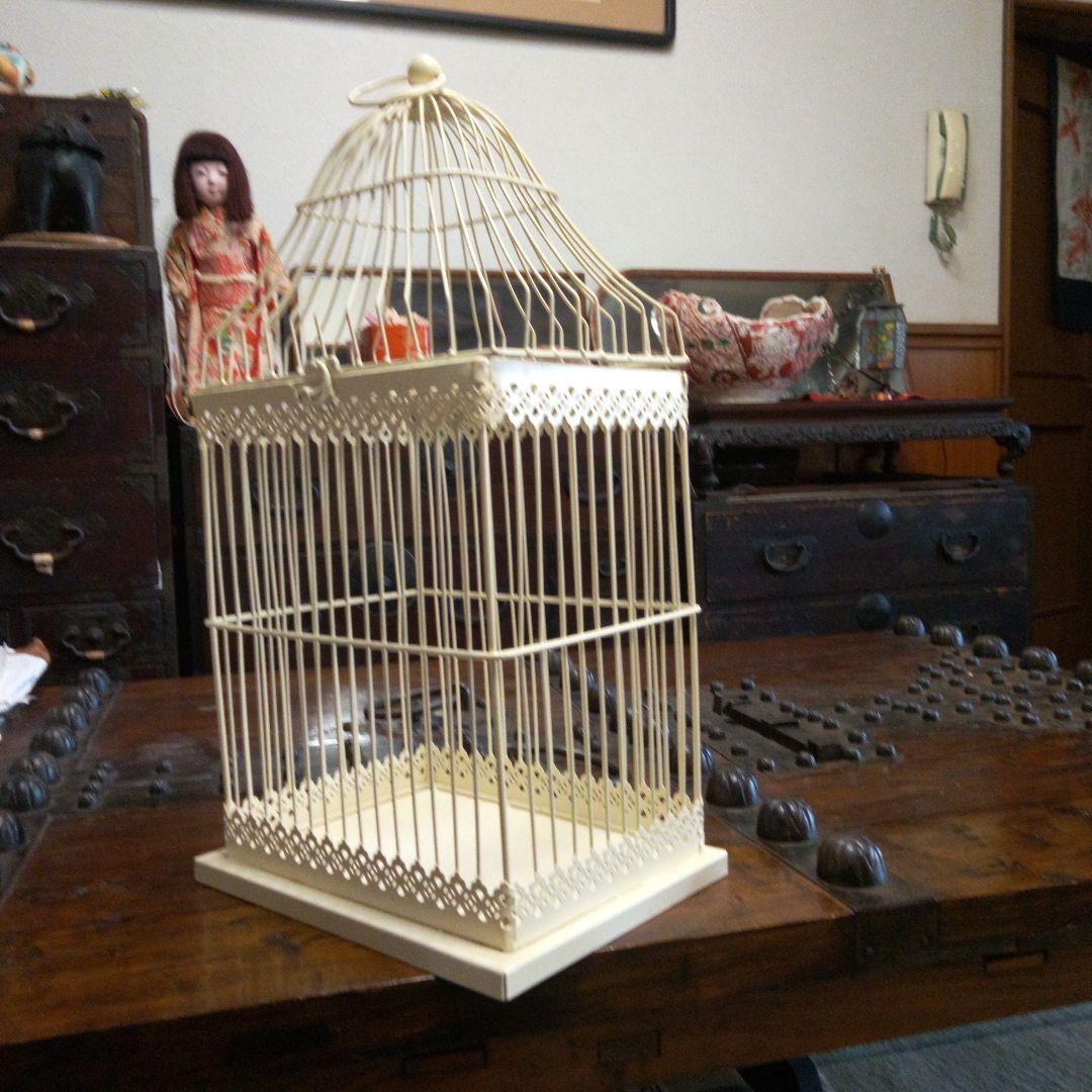 ワイヤー、鳥かご、観葉植物入れ