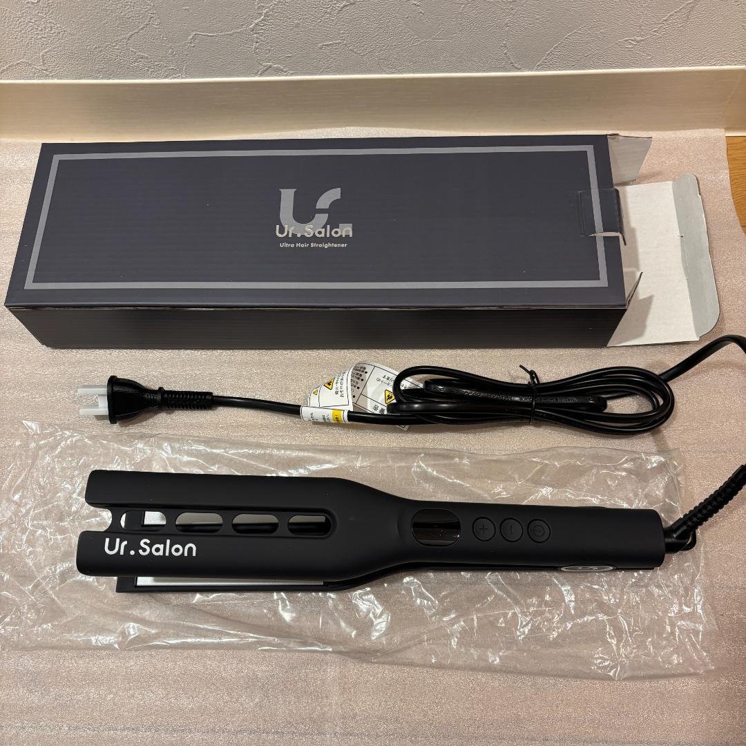 新品 定価7.999円 Ur.Salon Wプレート ストレートアイロン46mm