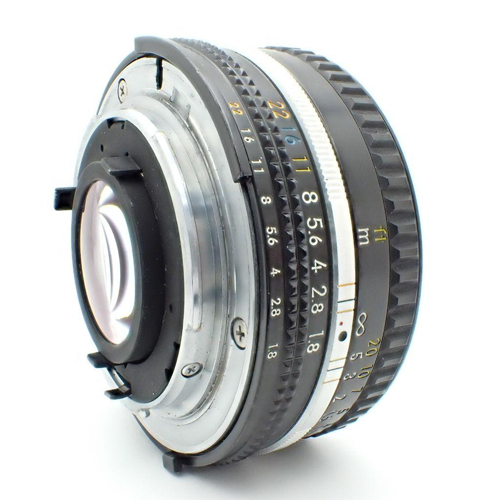 【動作確認済】Nikon Ai-s 50mm f1.8 パンケーキ 純正付属品付