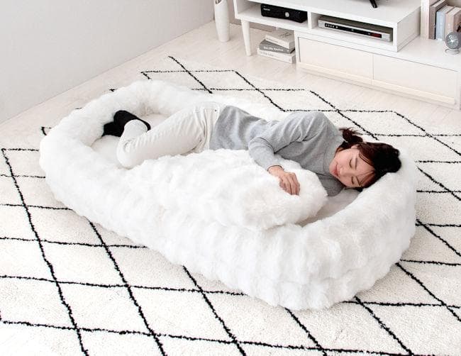 北欧風 １８段階リクライニング式 ３Ｗａｙソファーベッド フロアチェア（281）