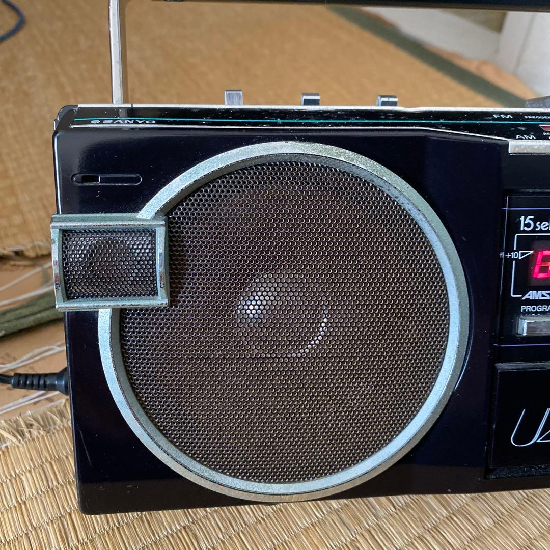 希少色‼️ サンヨー おしゃれなテレコ U4SF ラジカセ 昭和レトロ