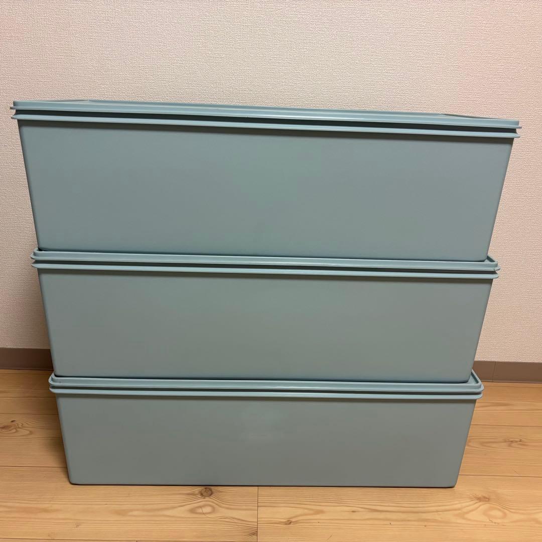 3個セット　タッパーウェア　衣装ケース　①