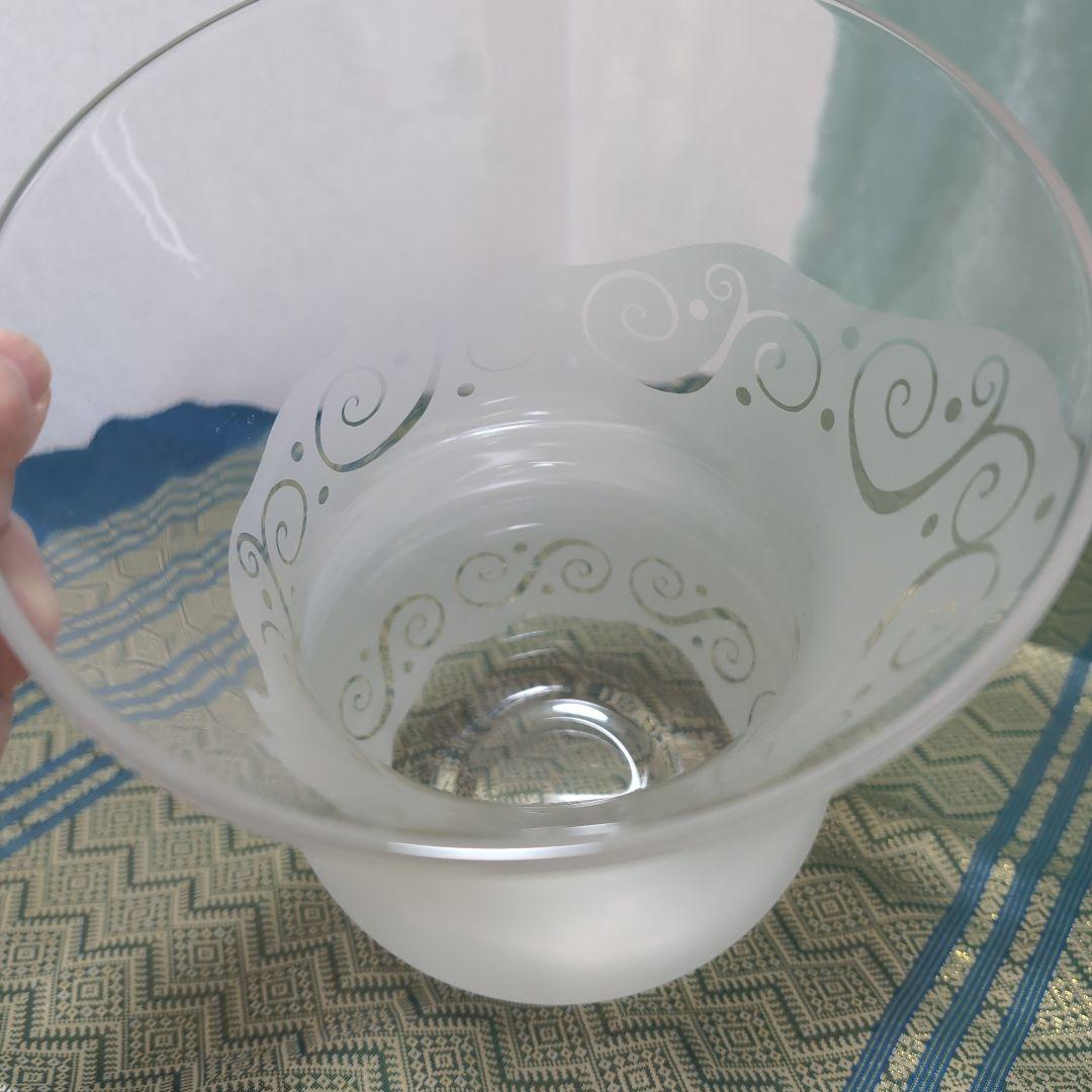 スガハラガラス　サンドブラスト　クリア