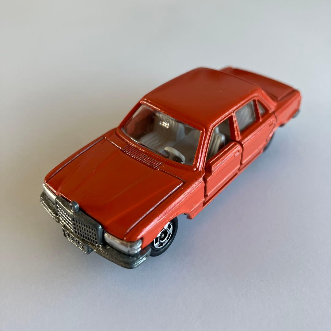 ■絶版》トミカ【日本製】メルセデス ベンツ 450SEL/朱色☆外国車セット単品