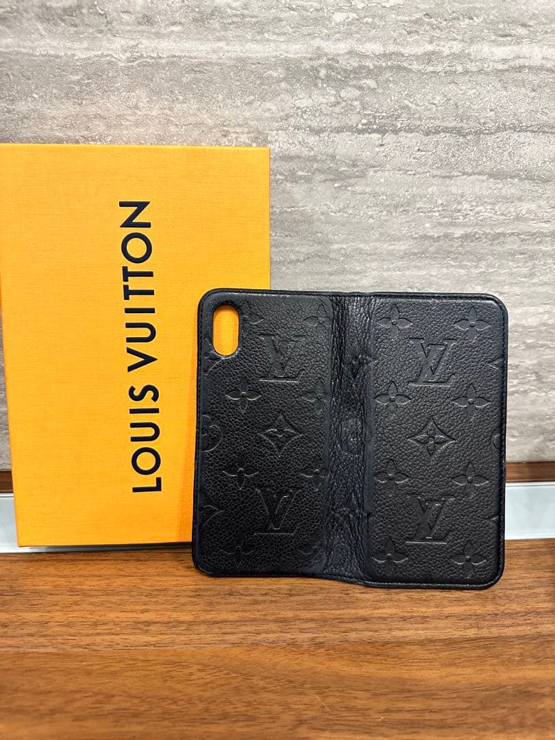 【LOUIS VUITTON】iPhoneケース黒　iPhoneX.Xs対応