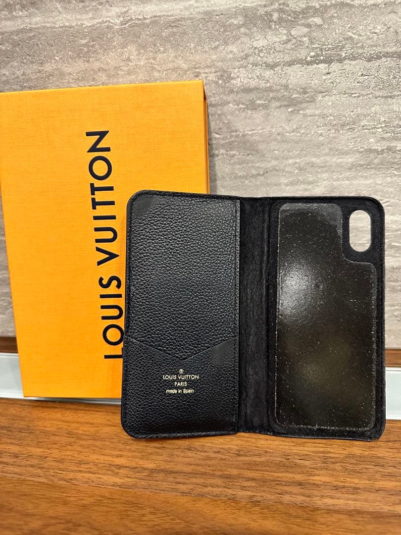 【LOUIS VUITTON】iPhoneケース黒　iPhoneX.Xs対応