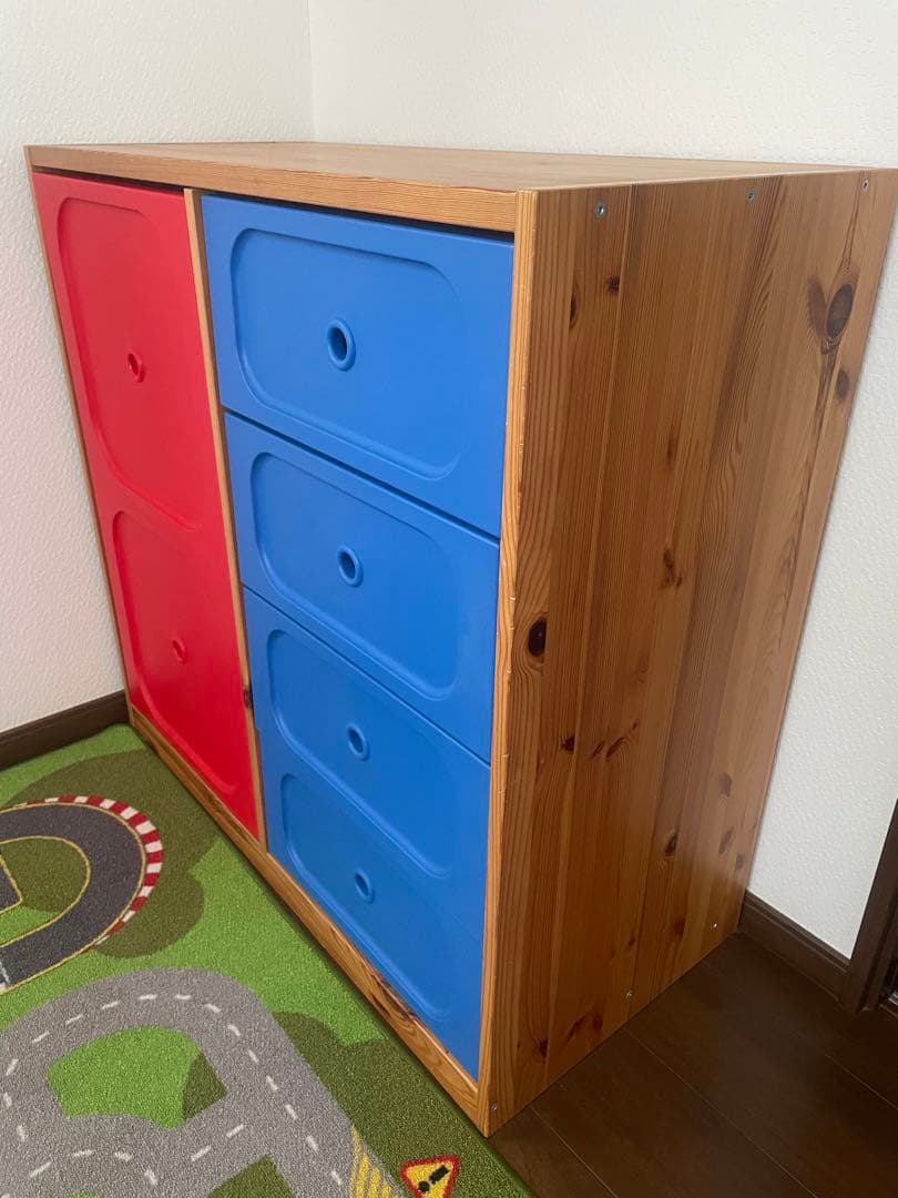 【引き取り限定】廃盤・希少品⭐︎イケア　トロファスト （引き出し・扉付き！）