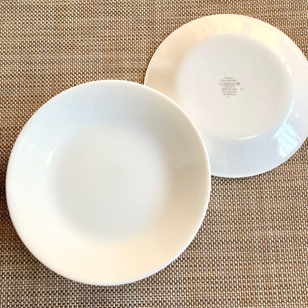 【CORELLE】コレール ホワイト17cm皿 10枚