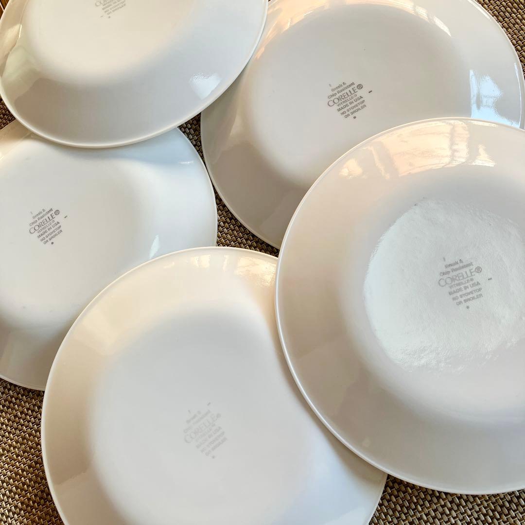 【CORELLE】コレール ホワイト17cm皿 10枚