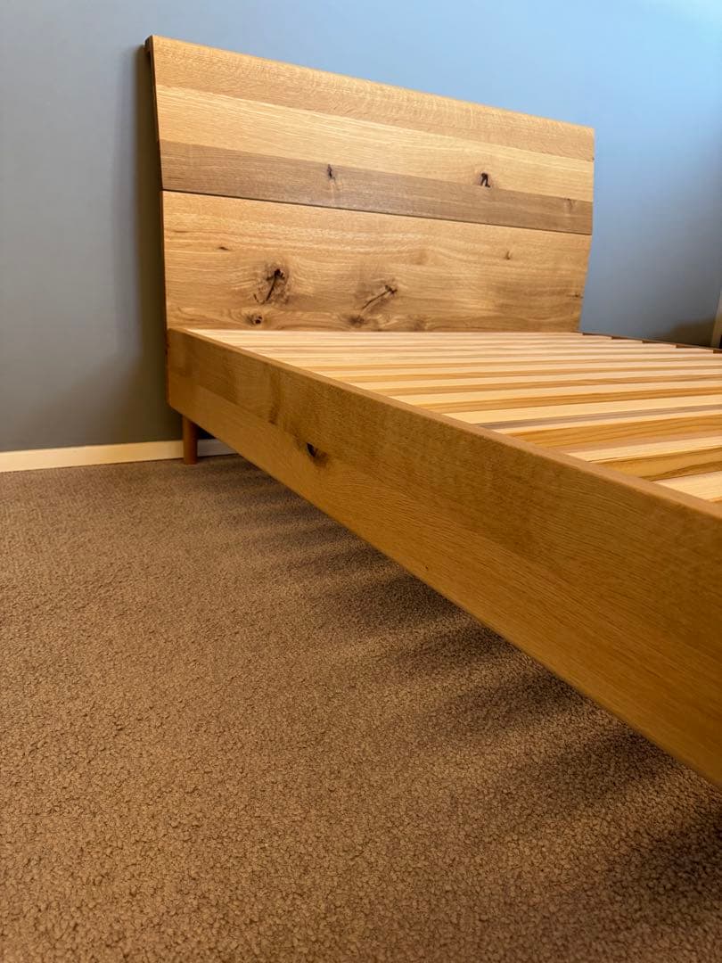 飛騨産業 HIDA 月光 セミダブルベッドフレーム