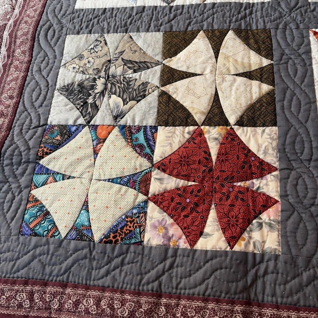 ❤️手作りパッチワークキルト❤️タペストリー❤️