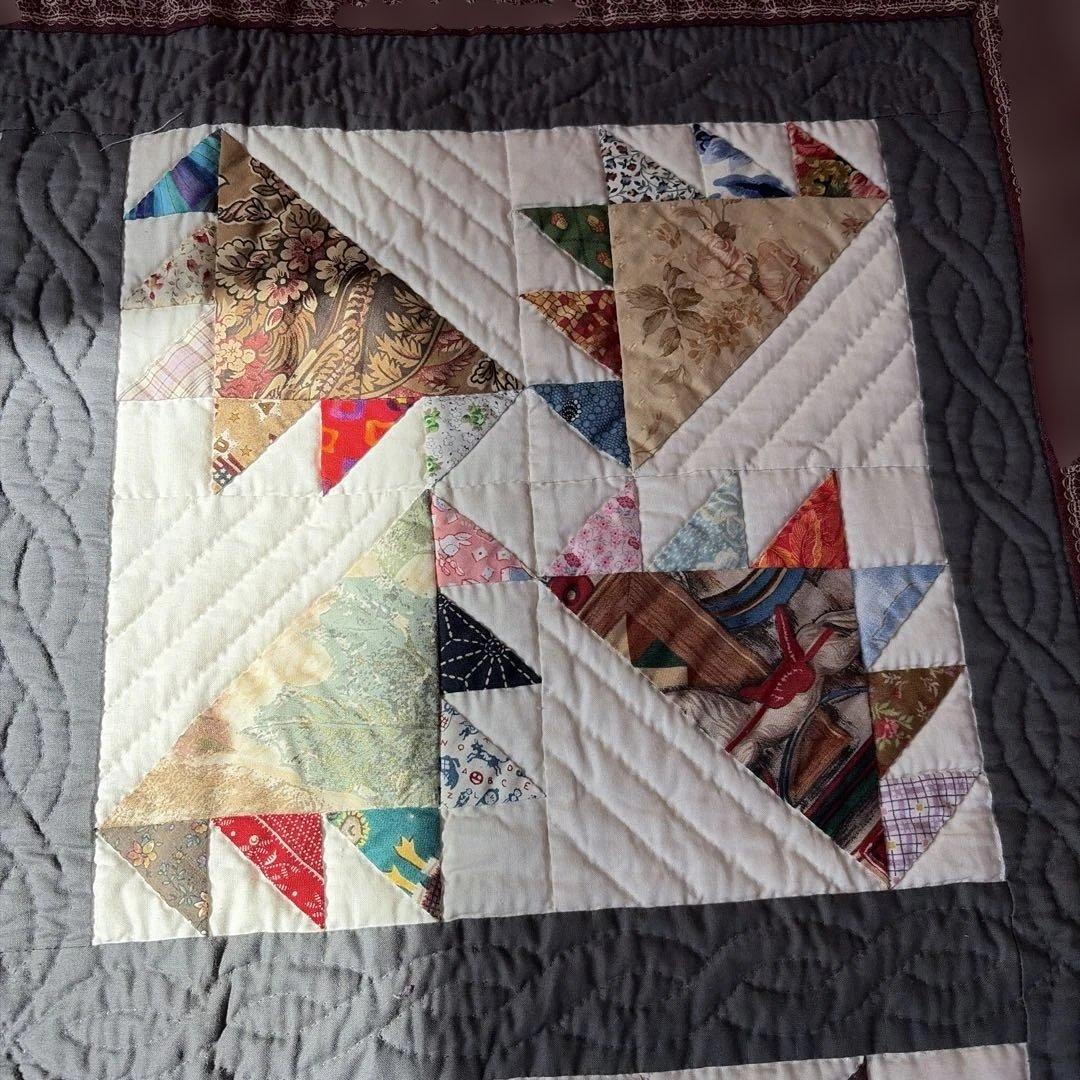 ❤️手作りパッチワークキルト❤️タペストリー❤️