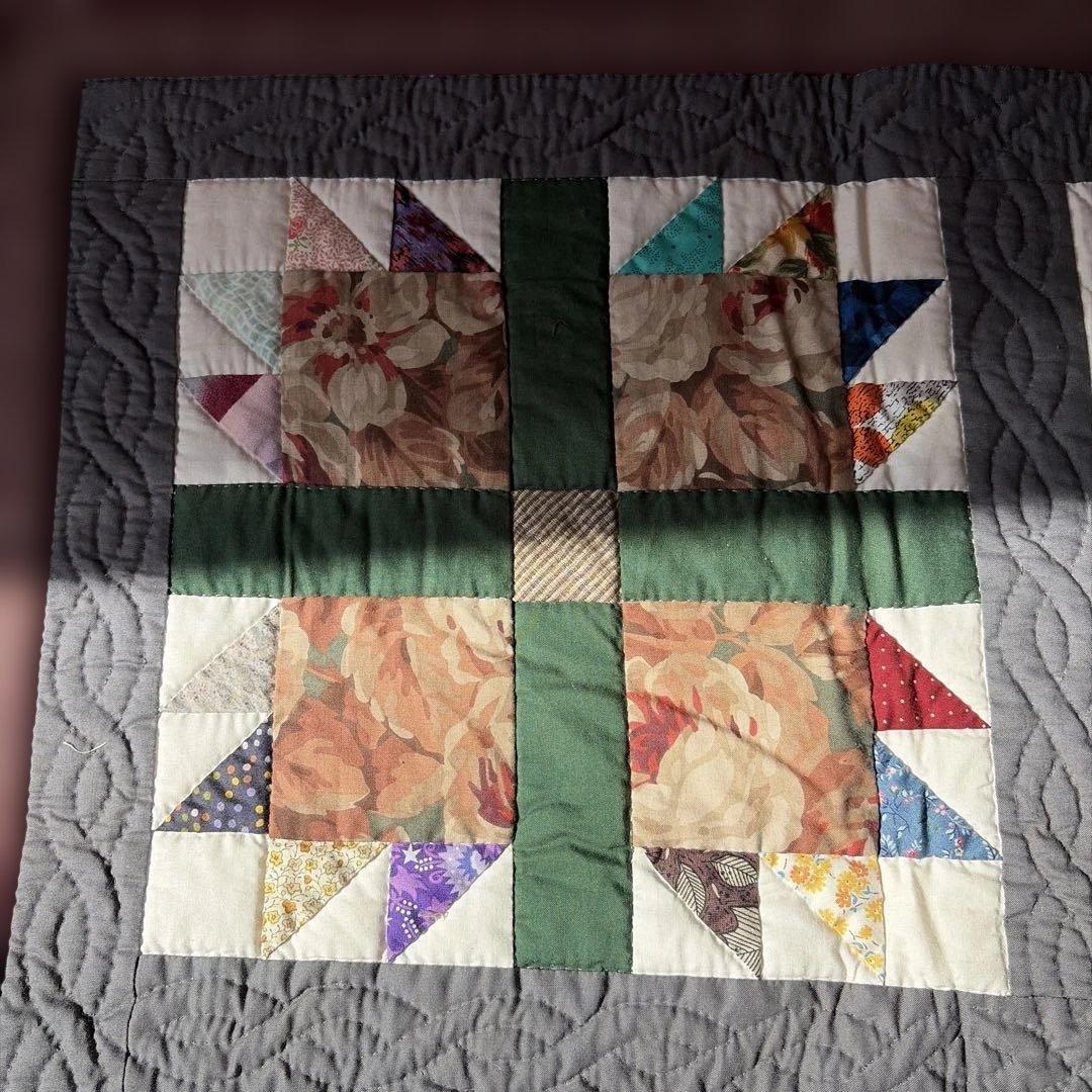 ❤️手作りパッチワークキルト❤️タペストリー❤️