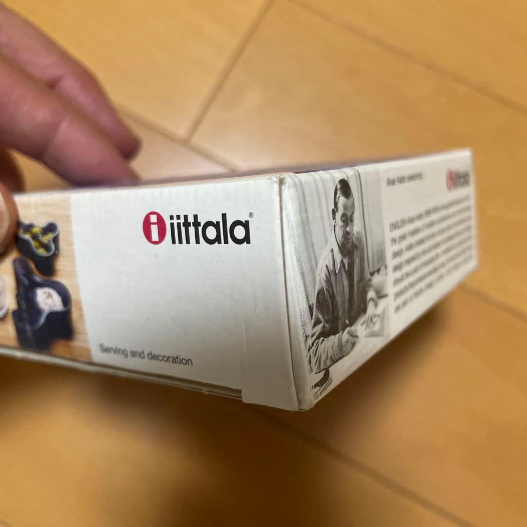 イッタラ Aalto bowl  アアルトボウル　ブルー　箱付き
