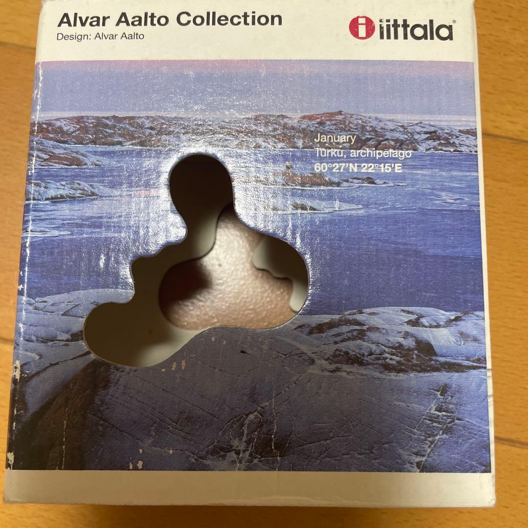 イッタラ Aalto bowl  アアルトボウル　ブルー　箱付き