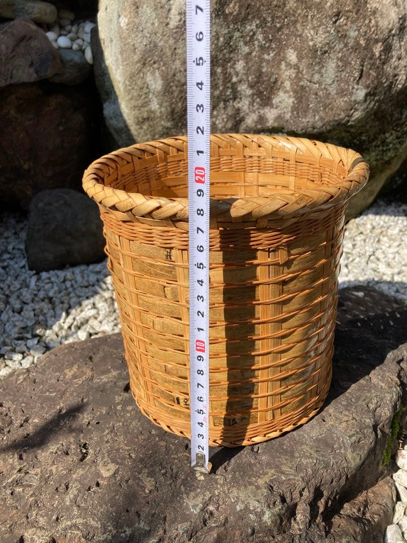籐製バスケット