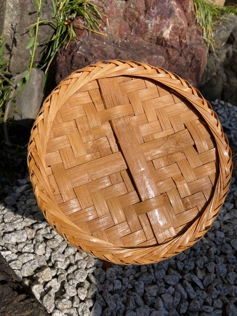 籐製バスケット