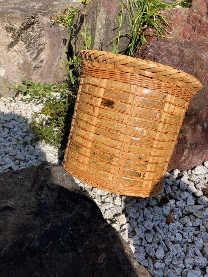 籐製バスケット