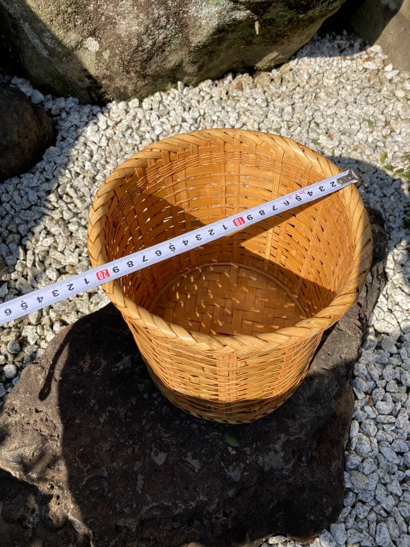 籐製バスケット