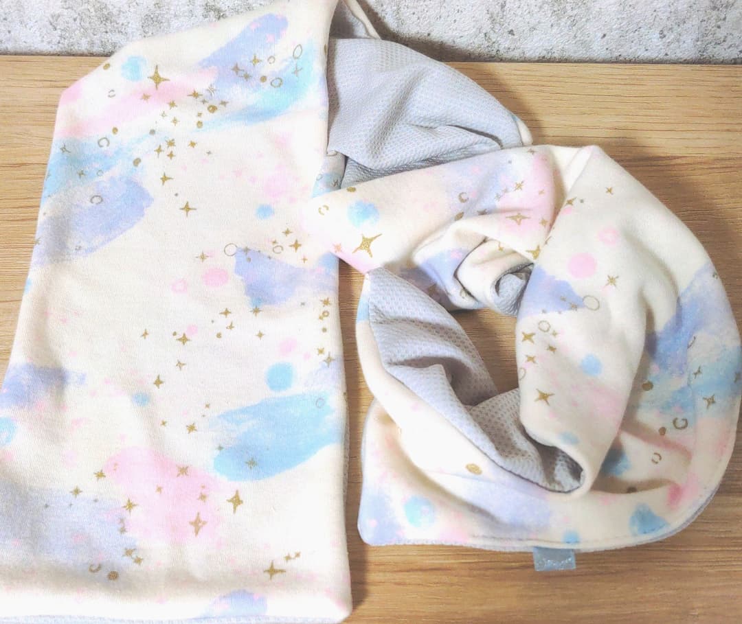 専用❤みかん♥もっちりニット★ひんやり冷感タオル♥キラキラ背景