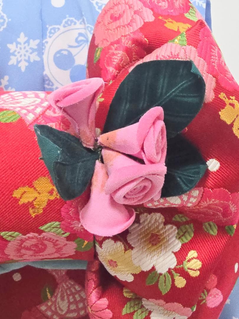 七五三　7歳　水色　セイコマツダ　着物　フルセット　女の子 d08