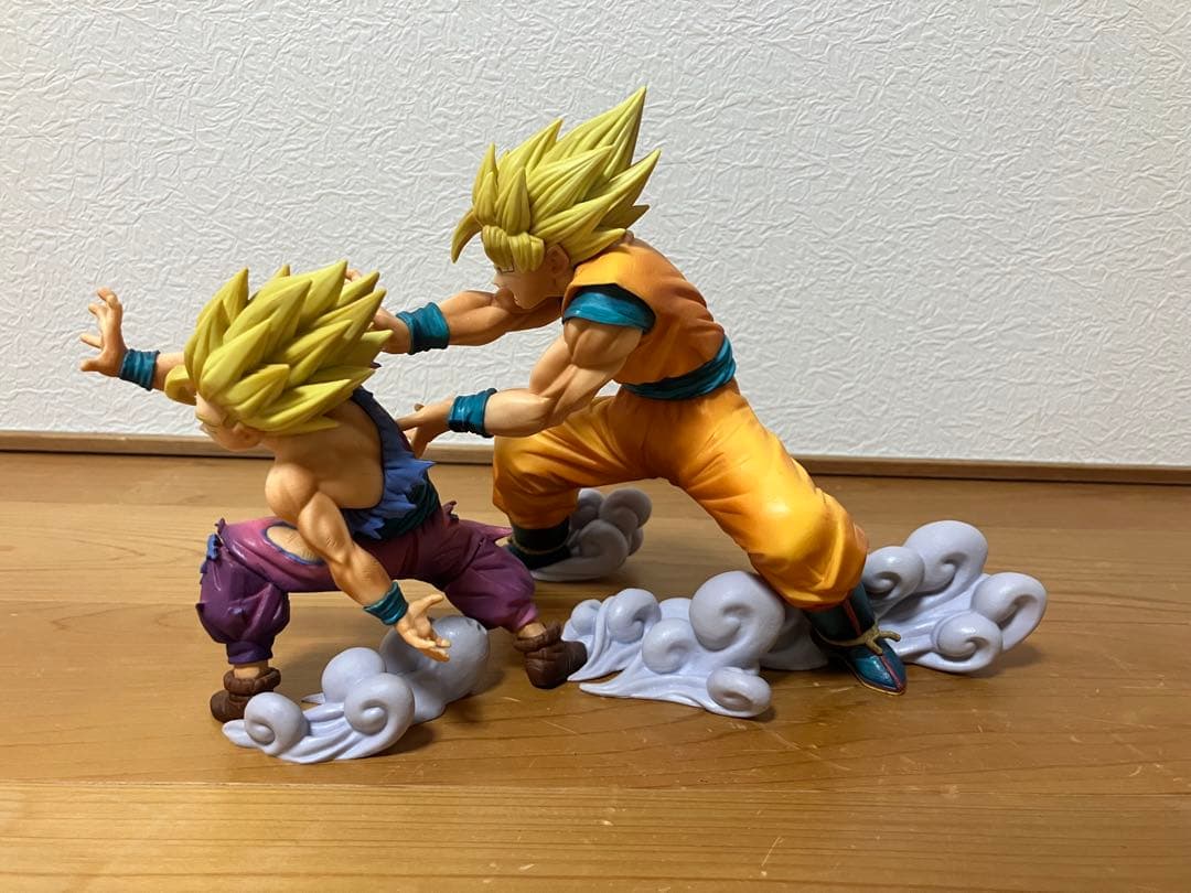 一番くじ ドラゴンボール ラストワン賞 孫悟空&孫悟飯　（親子かめはめ波）