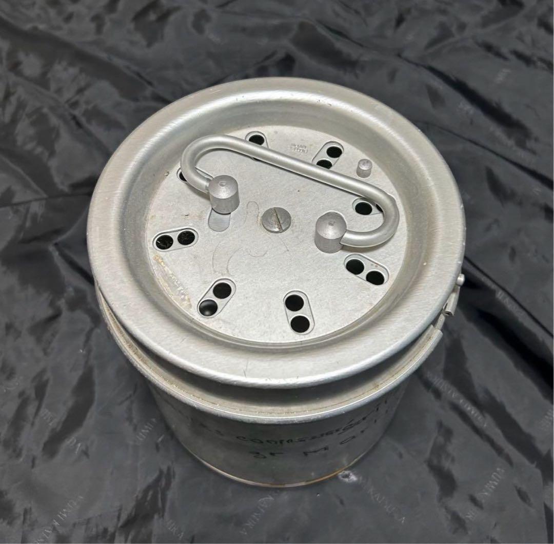 アルミ製 薬入れ 薬箱 包帯入れ 容器 小物入れ フランス アンティーク