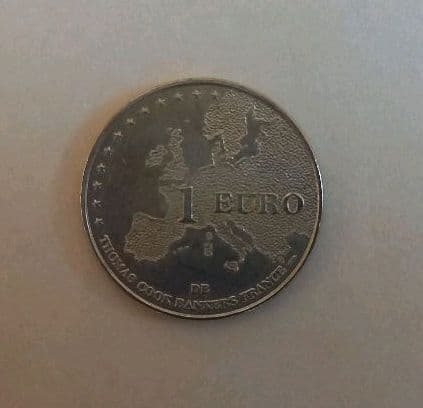 【稀少品】1998年発行　パリ造幣局・トーマスクック発行　1ユーロ記念